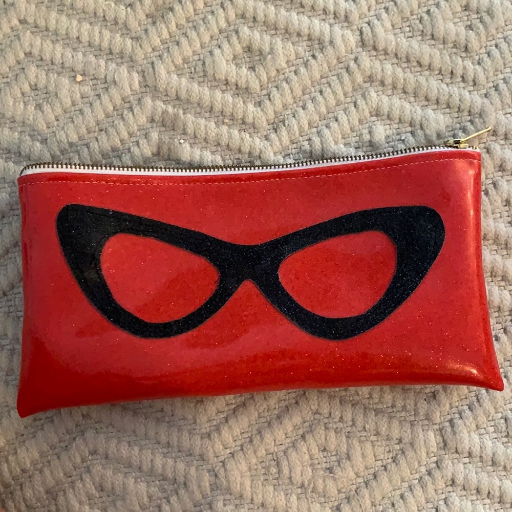 Julie Mollo Sparkly Zip Pouch